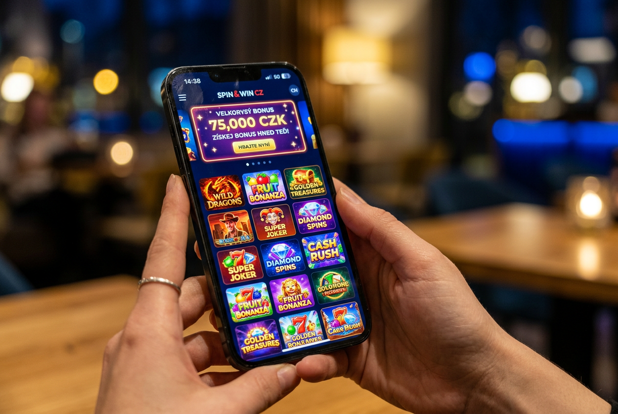 Moderní rozhraní herní knihovny Lizaro Casino v roce 2026 na mobilním zařízení